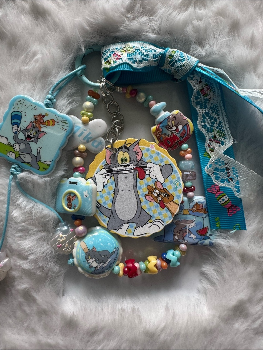 Tom & Jerry Bag Charm
